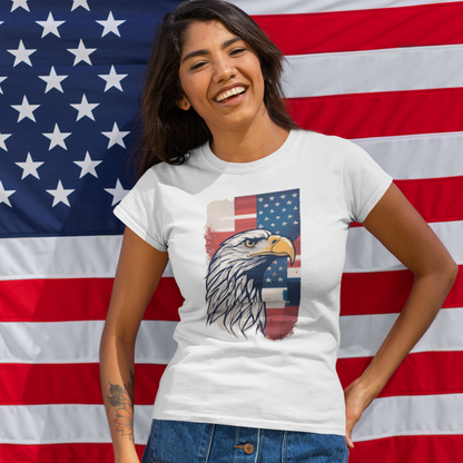 USA Womens Crewneck T-shirt