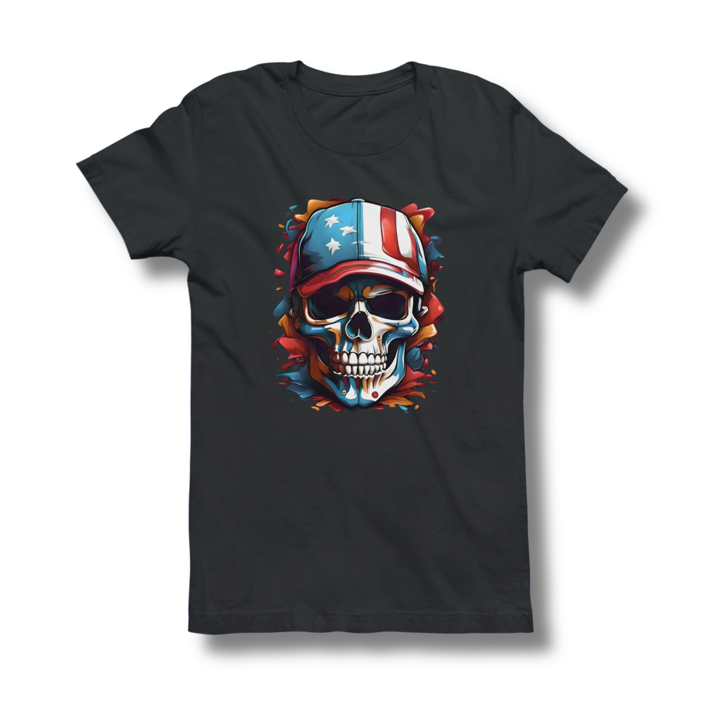 Colorful Skull Unisex Crewneck T-shirt