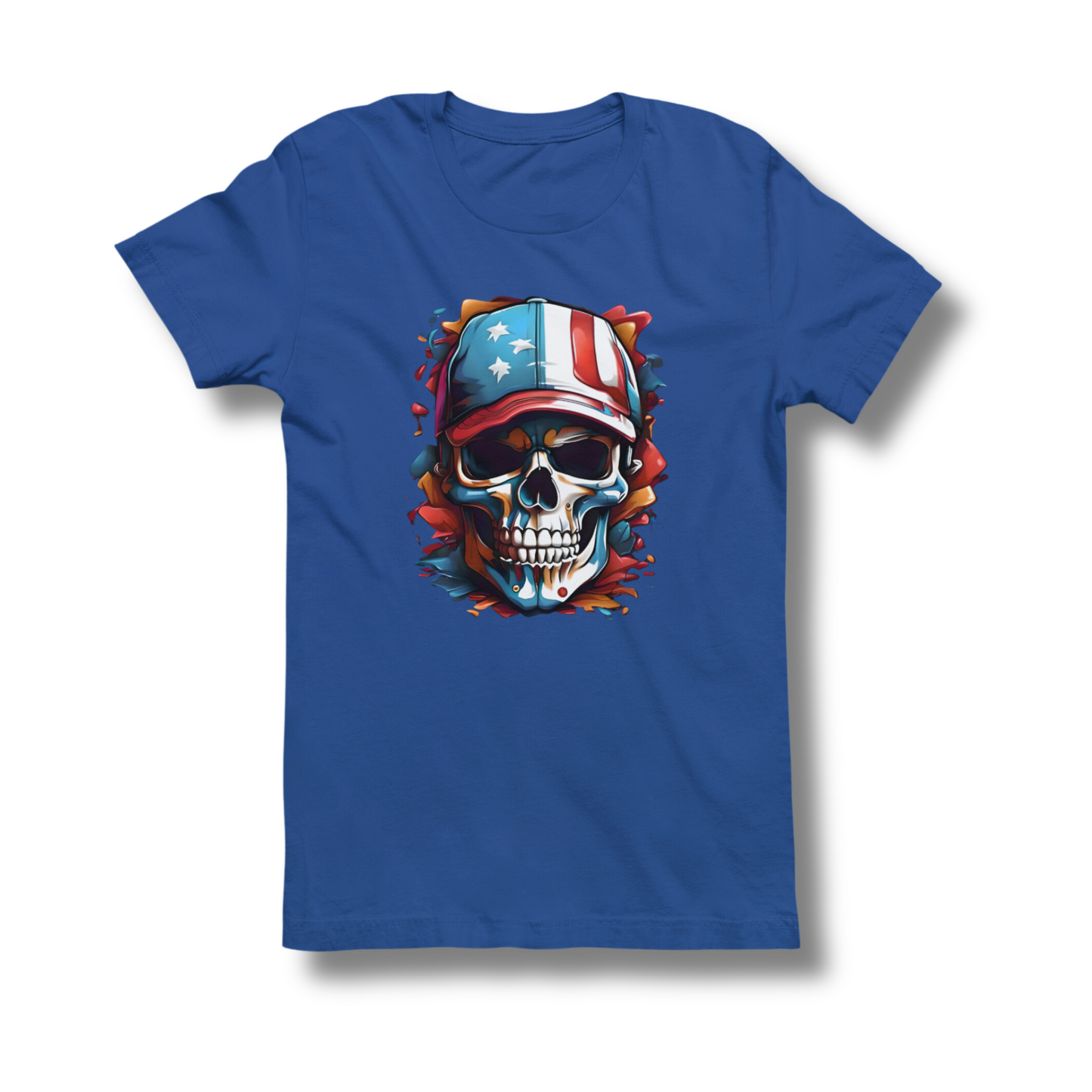 Colorful Skull Unisex Crewneck T-shirt