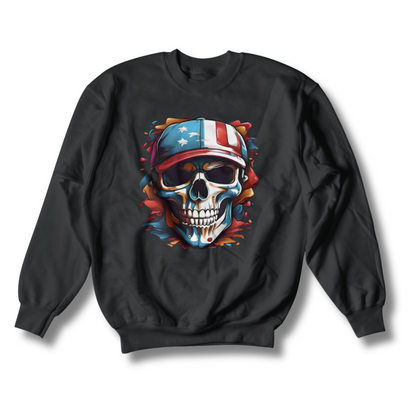 Colorful Skull Unisex Crewneck Sweatshirt