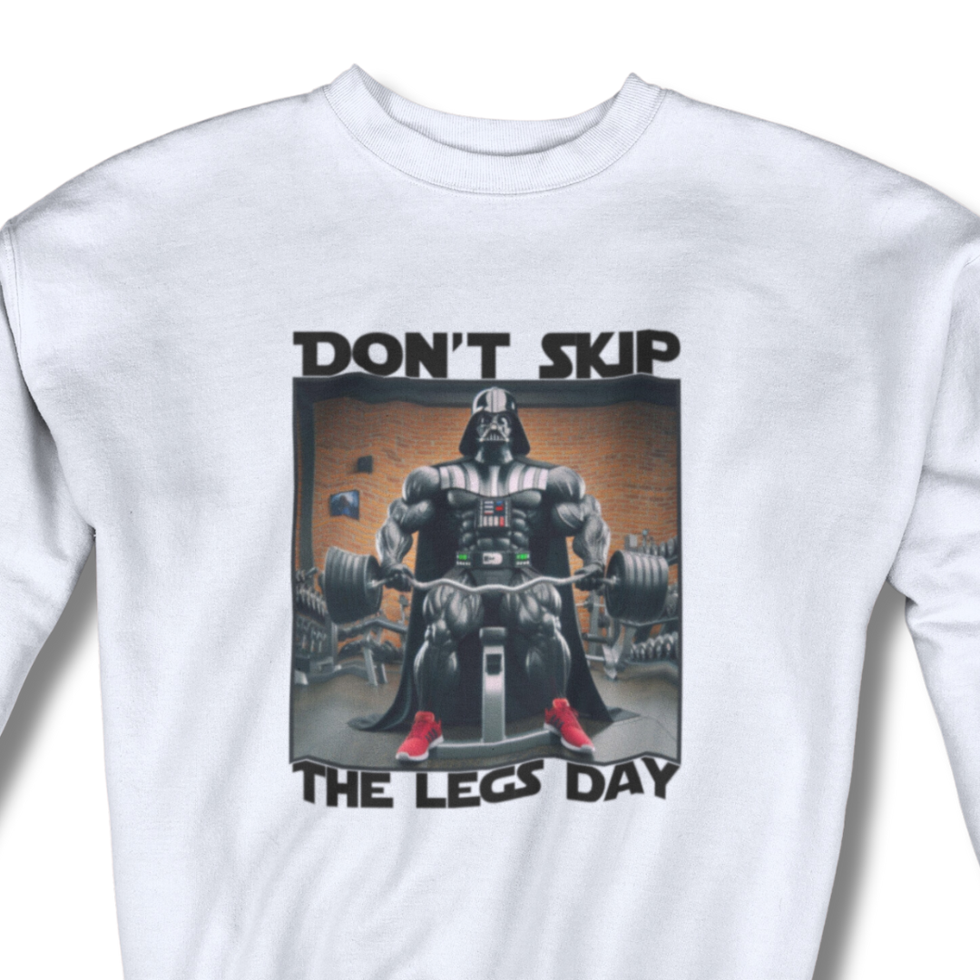 Don't Skip The Legs Unisex Crewneck Sweatshirt