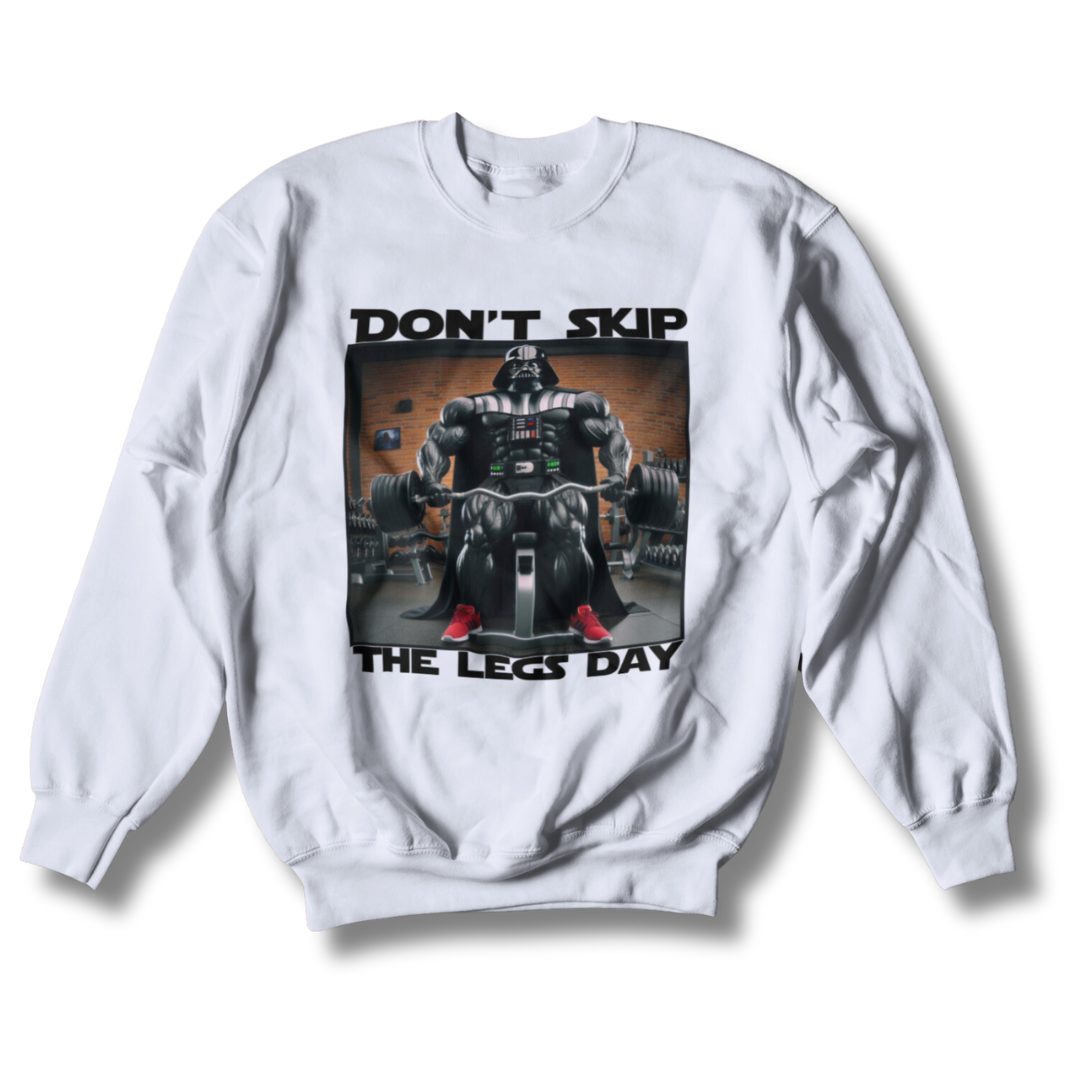 Don't Skip The Legs Unisex Crewneck Sweatshirt